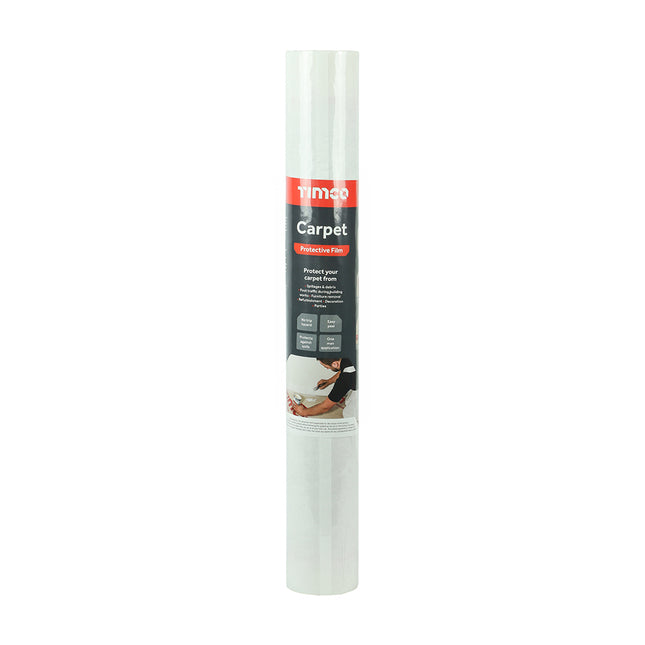 Timco Protective Film, For Carpet Plastic, Clear