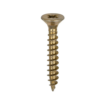 TIMCO Solo Chipboard Woodscrews PZ Double Countersunk Single Thread Yellow 