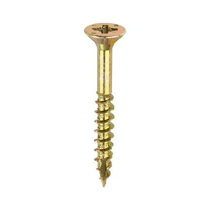 TIMCO Velocity Premium Multi-Use Screws PZ Double Countersunk Yellow 