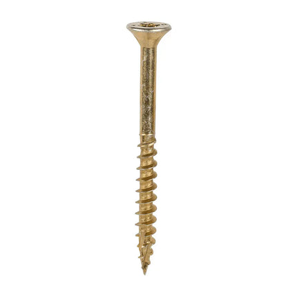TIMCO C2 Clamp-Fix TX Double Countersunk Ribbed Woodscrews Twin-Cut Yellow 