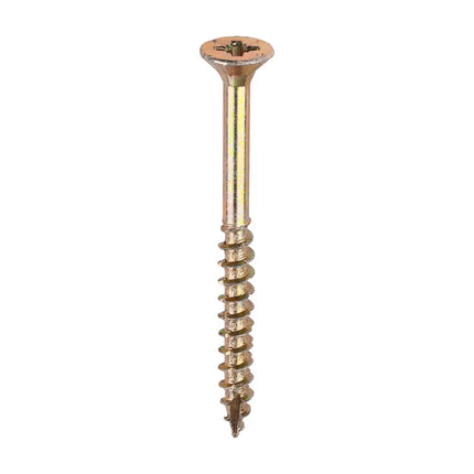 TIMCO Velocity Premium Multi-Use Screws PZ Double Countersunk Yellow 