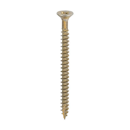 TIMCO Classic Multi-Purpose Screws PZ Double Countersunk Zinc Yellow Carbon 