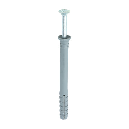 Timco Nylon Hammer Fixings, Pz, Zinc Steel