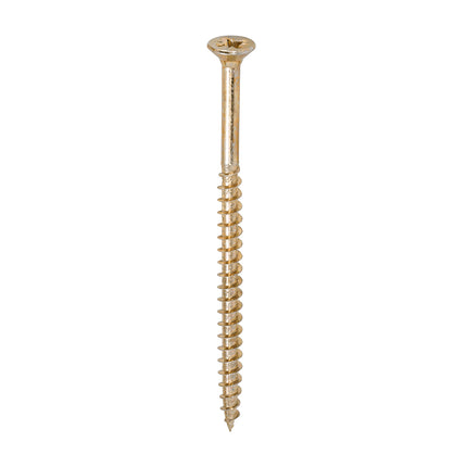 TIMCO Solo Chipboard Woodscrews PZ Double Countersunk Single Thread Yellow