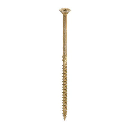 TIMCO C2 Clamp-Fix TX Double Countersunk Ribbed Woodscrews Twin-Cut Yellow 