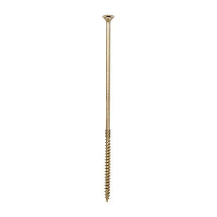TIMCO C2 Clamp-Fix TX Double Countersunk Ribbed Woodscrews Twin-Cut Yellow 