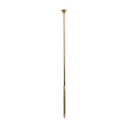 TIMCO C2 Clamp-Fix TX Double Countersunk Ribbed Woodscrews Twin-Cut Yellow 