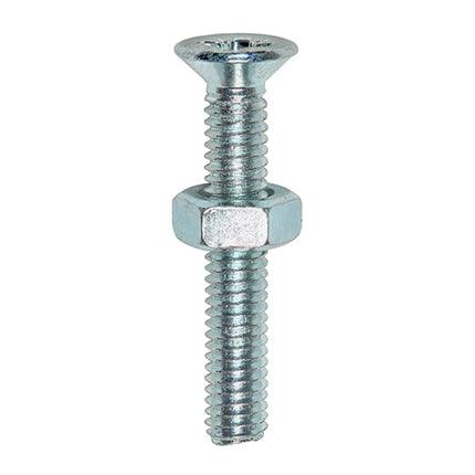 Timco Machine Screws Steel, Zinc, Clear