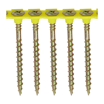 Timco Solo Collated Chipboard & Woodscrews Steel, Zinc, Yellow, Lime, Ash