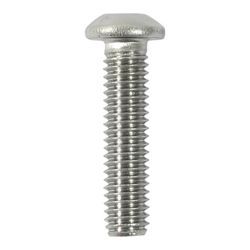 Timco Socket Screws, Button, A2 Stainless Steel