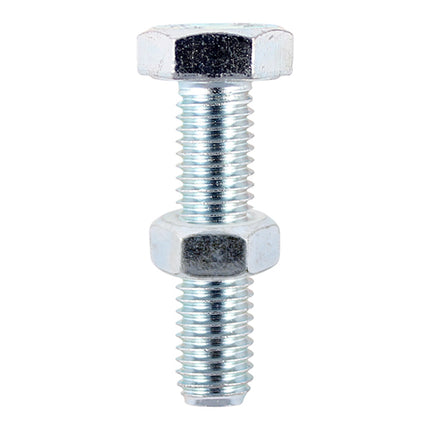 Timco Set Screws & Hex Nuts Steel, Zinc, Clear