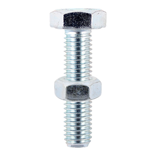 Timco Set Screws & Hex Nuts Steel, Zinc, Clear