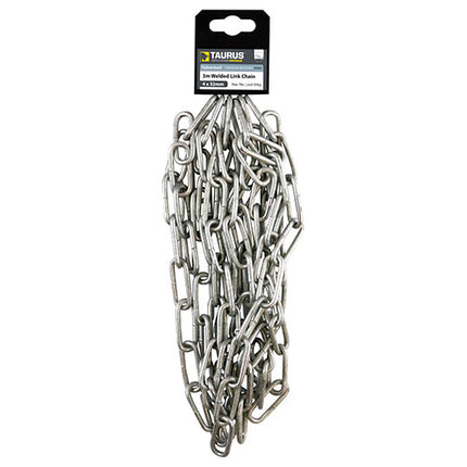 Timco Welded Link Chain, Hot Dipped Galvanised Steel