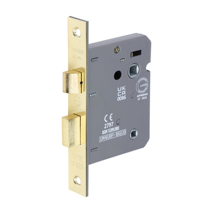Timco Bathroom Lock, Electro Brass