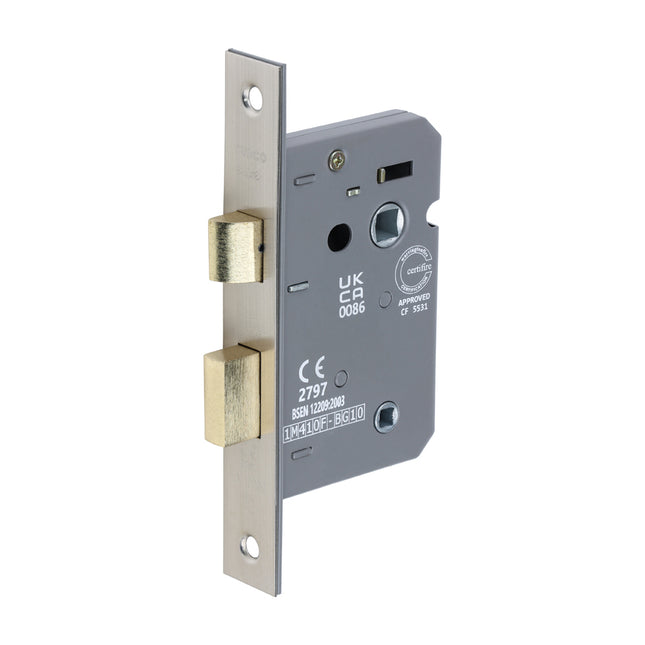 Bathroom Lock - Satin Nickel