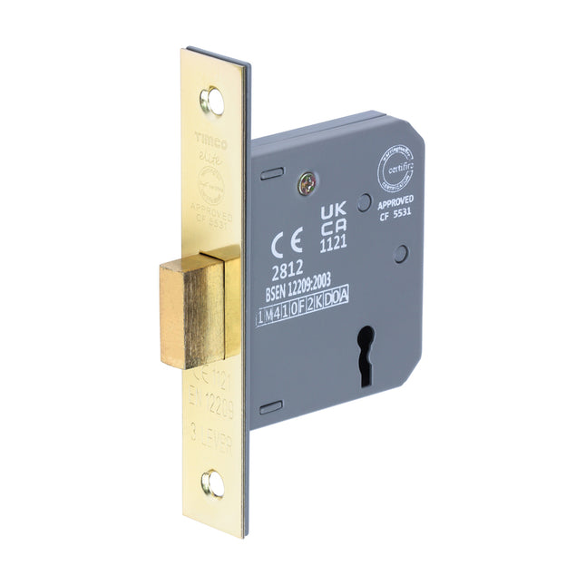 3 Lever Deadlock - Electro Brass
