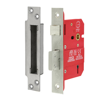 Timco 5 Lever British Standard Ce Sashlock Stainless Steel