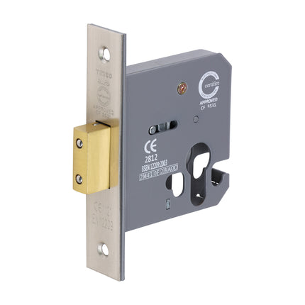Timco Euro Deadlock, Satin Nickel