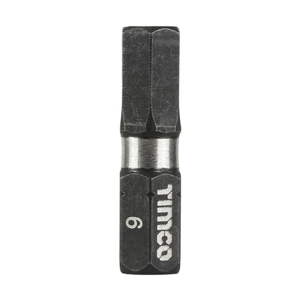 Timco Impact Driver Bits, Hex Steel, Lime