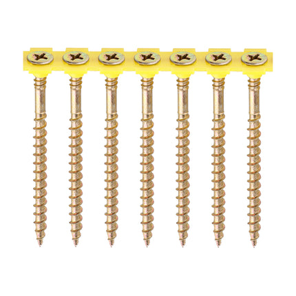 Timco Solo Collated Chipboard & Woodscrews Steel, Zinc, Yellow, Lime, Ash