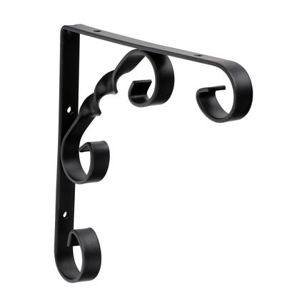 Timco Scroll Bracket, Black Steel, Lime
