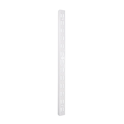 Timco Twin Slot Upright, White Steel