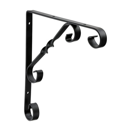 Timco Scroll Bracket, Black Steel, Lime