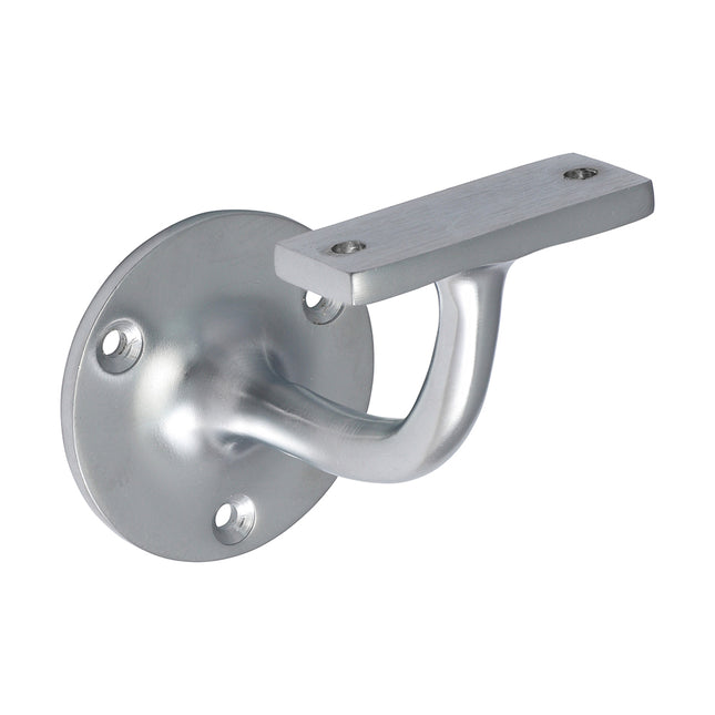 Timco Handrail Bracket, Satin Chrome Zinc