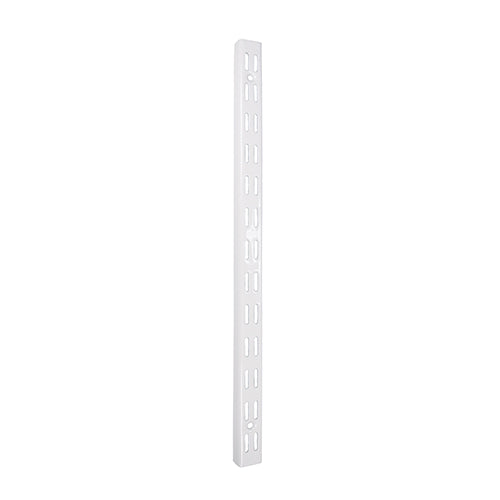 Timco Twin Slot Upright, White Steel