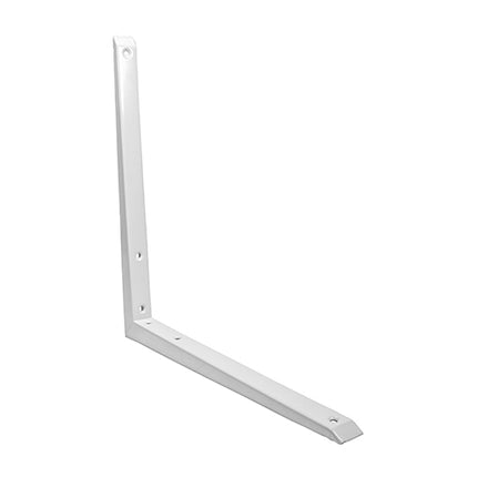 Timco Mitred Shelf Bracket, White Steel