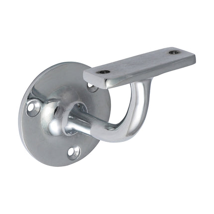 Timco Handrail Bracket, Polished Chrome Zinc