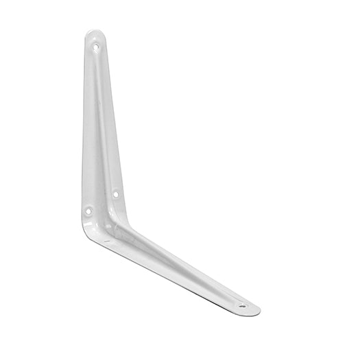Timco London Pattern Shelf Bracket, White Steel