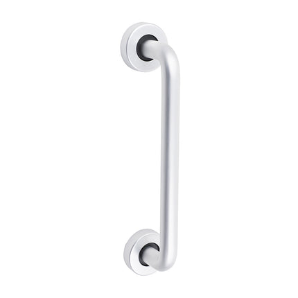 Timco D Shaped Pull Handle On Rose, Satin Anodised Aluminium Lime