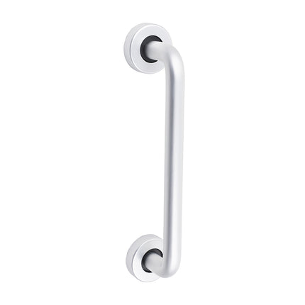 Timco D Shaped Pull Handle On Rose, Satin Anodised Aluminium Lime