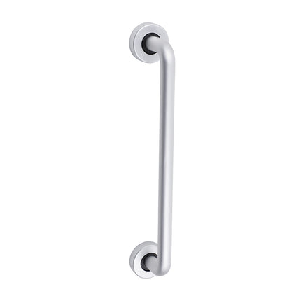 Timco D Shaped Pull Handle On Rose, Satin Anodised Aluminium Lime