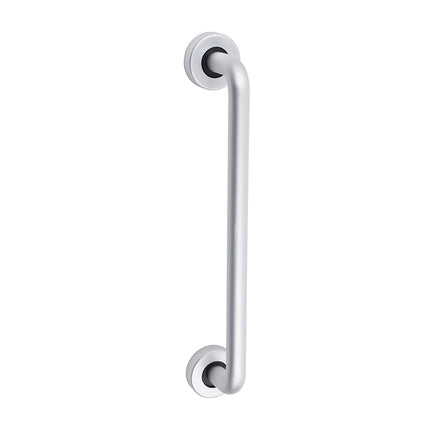 Timco D Shaped Pull Handle On Rose, Satin Anodised Aluminium Lime