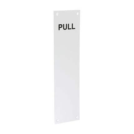 Timco Finger Plate Pull, Satin Anodised Aluminium Lime