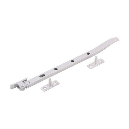 Timco Casement Stay, Satin Anodised Aluminium Lime