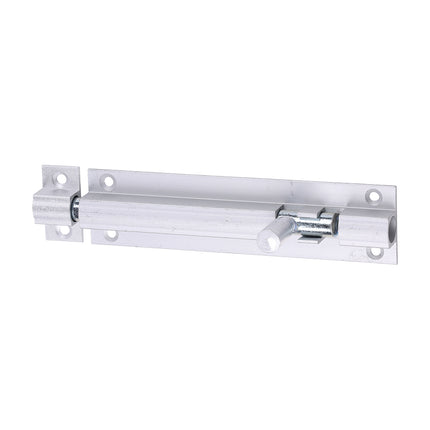 Timco Straight Barrel Bolt, Satin Aluminium Lime