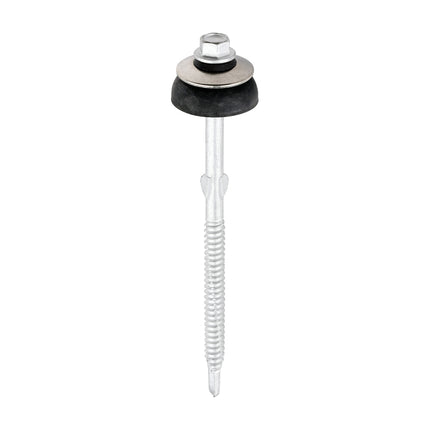 Metal Construction Fibre Cement Board to Light Section Screws - Hex - Self-Drilling - Exterior - Silver Organic