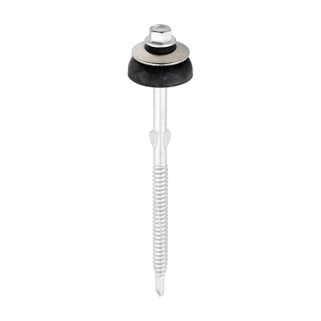 Metal Construction Fibre Cement Board to Light Section Screws - Hex - Self-Drilling - Exterior - Silver Organic