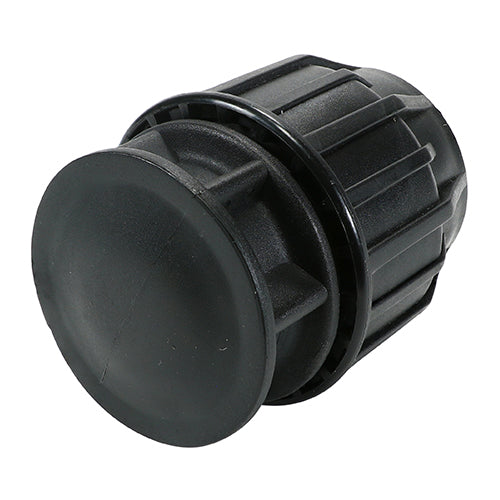 Timco End Plug Plastic, Black