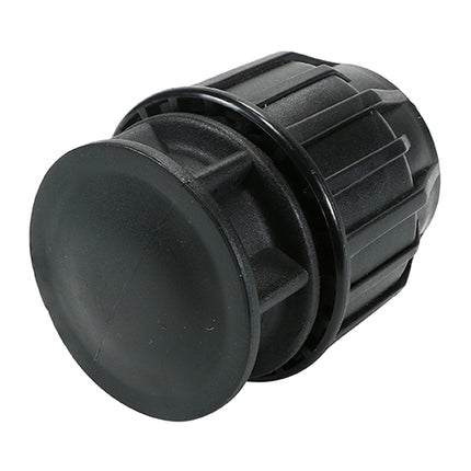 Timco End Plug Plastic, Black