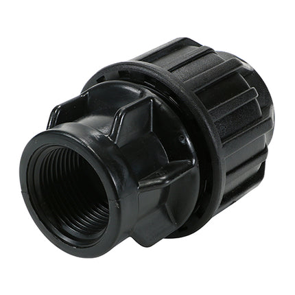 Timco Female Adaptor Plastic, Black