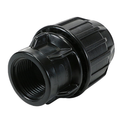 Timco Female Adaptor Plastic, Black