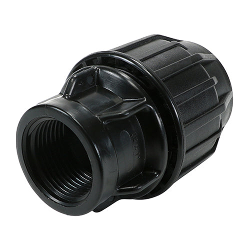 Timco Female Adaptor Plastic, Black