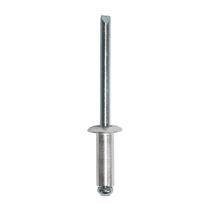 Timco Rivets, Dome Head, Aluminium Clear, Zinc