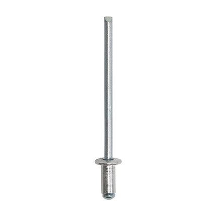 Timco Rivets, Dome Head, Aluminium Clear, Zinc