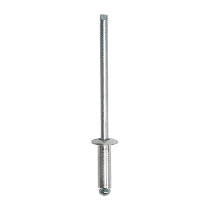 Timco Rivets, Dome Head, Aluminium Clear, Zinc