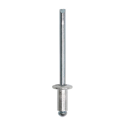 Timco Rivets, Dome Head, Aluminium Clear, Zinc